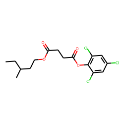 Succinic acid, 2,4,6-trichlorophenyl 3-methylpentyl ester