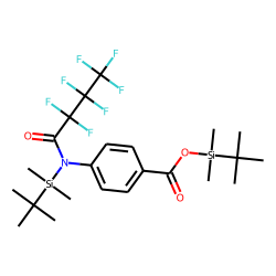 4-Aminobenzoic acid, N- heptafluorobutyryl -, N,O-bis(tert.-butyldimethylsilyl)-