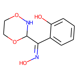 5,6-Dihydro-1,4,2-dioxazin-3-yl)-(2-hydroxyphenyl)methanone oxime, isomer 1