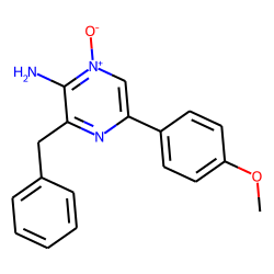 2-Amino-3-benzyl-5-(4-methoxyphenyl)pyrazine-1-oxide