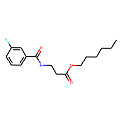 «beta»-Alanine, N-(3-fluorobenzoyl)-, hexyl ester