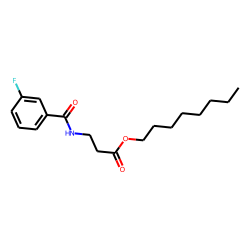 «beta»-Alanine, N-(3-fluorobenzoyl)-, octyl ester