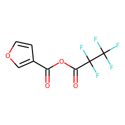 3-Furoic acid, anhydride with pentafluoropropionic acid