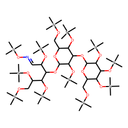 Nigerotriose: aD-Glcp(1->3)-aDGlcp(1->3)-DGlc, oxime-TMS, isomer # 1