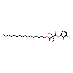 Diethylmalonic acid, 2,3-dichlorophenyl hexadecyl ester