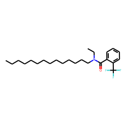 Benzamide, 2-trifluoromethyl-N-ethyl-N-tetradecyl-