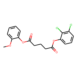 Glutaric acid, 2,3-dichlorophenyl 2-methoxyphenyl ester
