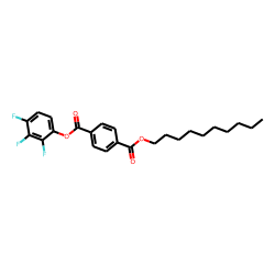 Terephthalic acid, decyl 2,3,4-trifluorophenyl ester