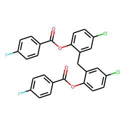 Dichlorophen, O,O'-(4-fluorobenzoyl)-