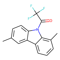 1,6-Dimethylcarbazole, N-trifluoroacetyl-