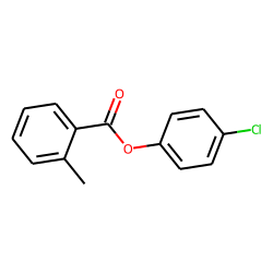 o-Toluic acid, 4-chlorophenyl ester