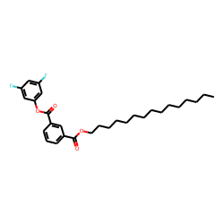 Isophthalic acid, 3,5-difluorophenyl pentadecyl ester