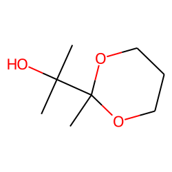2-(1-Hydroxy-1-methylethyl-2-methyl-1,3-dioxane