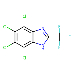 Benzimidazole, 4,5,6,7-tetrachloro-2-(trifluoromethyl)-
