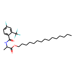 D-Alanine, N-(4-fluoro-2-trifluoromethylbenzoyl)-, pentadecyl ester