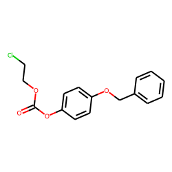 Carbonic acid, 2-chloroethyl 4-benzyloxyphenyl ester