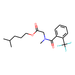 Sarcosine, N-(2-trifluoromethylbenzoyl)-, isohexyl ester