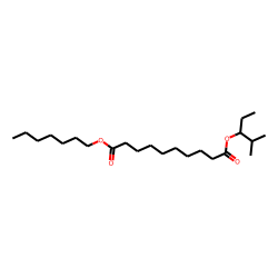 Sebacic acid, heptyl 2-methylpent-3-yl ester