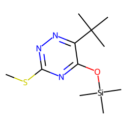 6-tert-Butyl-3-methylsulfanyl-5-trimethylsilyloxy-1,2,4-triazine