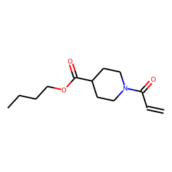Isonipecotic acid, N-acryloyl-, butyl ester