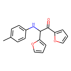 Furan, 2-[(2-furyl)-(4-methylphenylamino)methylcarbonyl]