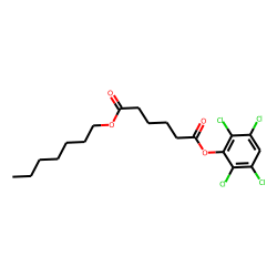 Adipic acid, heptyl 2,3,5,6-tetrachlorophenyl ester