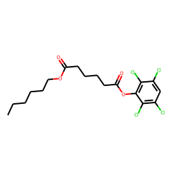 Adipic acid, hexyl 2,3,5,6-tetrachlorophenyl ester