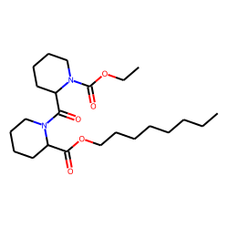 Pipecolylpipecolic acid, N-ethoxycarbonyl-, octyl ester