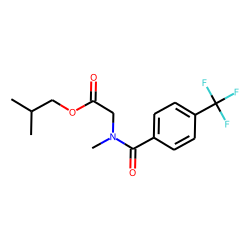 Sarcosine, N-(4-trifluoromethylbenzoyl)-, isobutyl ester