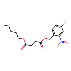 Succinic acid, 4-chloro-2-nitrobenzyl pentyl ester