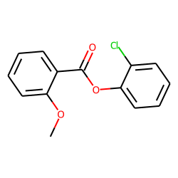 o-Methoxybenzoic acid, 2-chlorophenyl ester