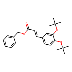 Benzyl (E)-caffeate, TMS