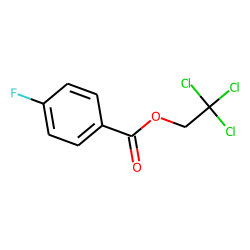 4-Fluorobenzoic acid, 2,2,2-trichloroethyl ester