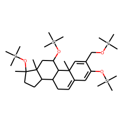 Formebelone M (Androst-1,4-dien-2z-hydroxymethyl-17A-methyl-11A,17B-diol-3-one), TMS