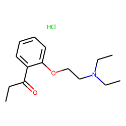 Propiophenone, 2'-[2-(diethylamino)ethoxy]-, hydrochloride