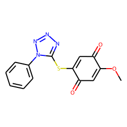 5-Methoxy-2(1-phenyl-5-mercaptotetrazole)-quinone