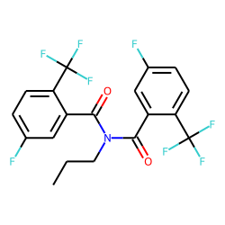 Benzamide, 2-trifluoromethyl-5-fluoro-N-(2-trifluoromethyl-5-fluorobenzoyl)-N-propyl-