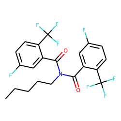 Benzamide, 2-trifluoromethyl-5-fluoro-N-(2-trifluoromethyl-5-fluorobenzoyl)-N-pentyl-
