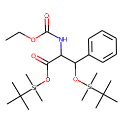 threo-Phenylserine, ethoxycarbonylated, TBDMS