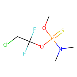 O-Methyl-O-(1,1-difluoro-2-chloroethyl)-N,N-dimethyl-phosphorothioamidate
