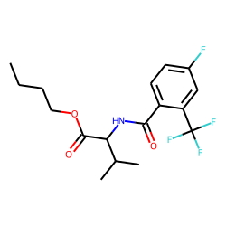 L-Valine, N-(4-fluoro-2-trifluoromethylbenzoyl)-, butyl ester
