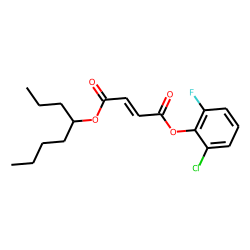 Fumaric acid, 4-octyl 2-chloro-6-fluorophenyl ester