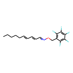 (E,E)-2,4-Decadienal, PFBO # 1