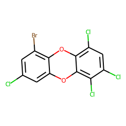 6-bromo,1,2,4,8-tetrachloro-dibenzo-dioxin