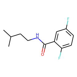 Benzamide, 2,5-difluoro-N-3-methylbutyl-