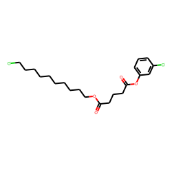 Glutaric acid, 3-chlorophenyl 10-chlorodecyl ester