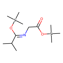 Isobutyrylglycine, bis-TMS