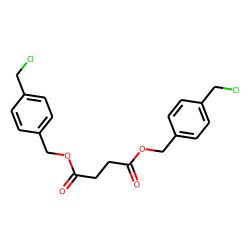Succinic acid, di(4-(chloromethyl)benzyl) ester