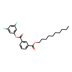 Isophthalic acid, 3,5-difluorophenyl decyl ester