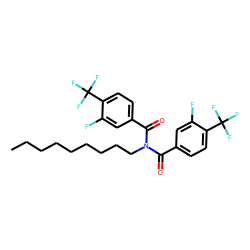 Benzamide, 3-fluoro-4-trifluoromethyl-N-(3-fluoro-4-trifluoromethylbenzoyl)-N-nonyl-